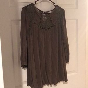 Lace detail tunic